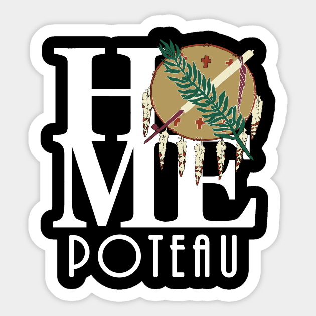 HOME Poteau OK (white text) Sticker by Oklahoma